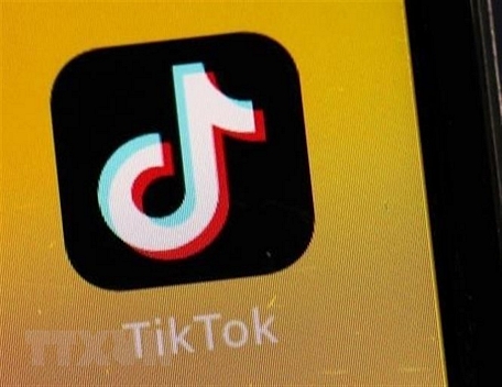  Biểu tượng TikTok. (Nguồn: Kyodo/TTXVN)