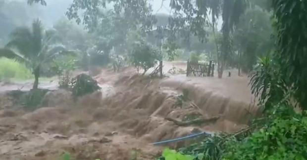 Bão Hegos đổ bộ Thái Lan. (Nguồn: tna.mcot.net)