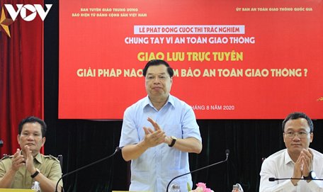 Lễ phát động Cuộc thi trắc nghiệm “Chung tay vì an toàn giao thông”.