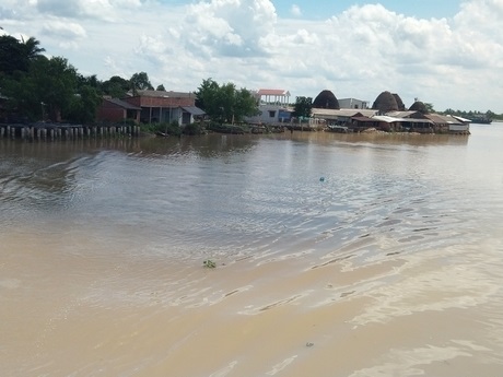 Trăm năm còn một làng nghề bên dòng sông Cổ Chiên.