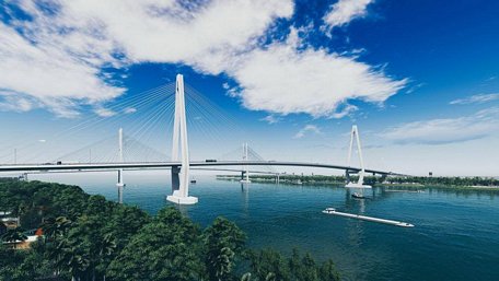 Phối cảnh cầu Mỹ Thuận 2.