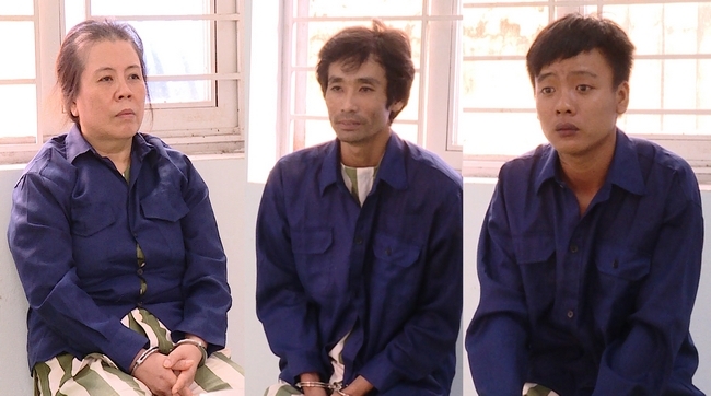 Từ trái sang phải: Thủy, Lâm và Mỹ
