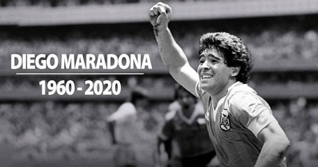 Huyền thoại bóng đá Diego Maradona.