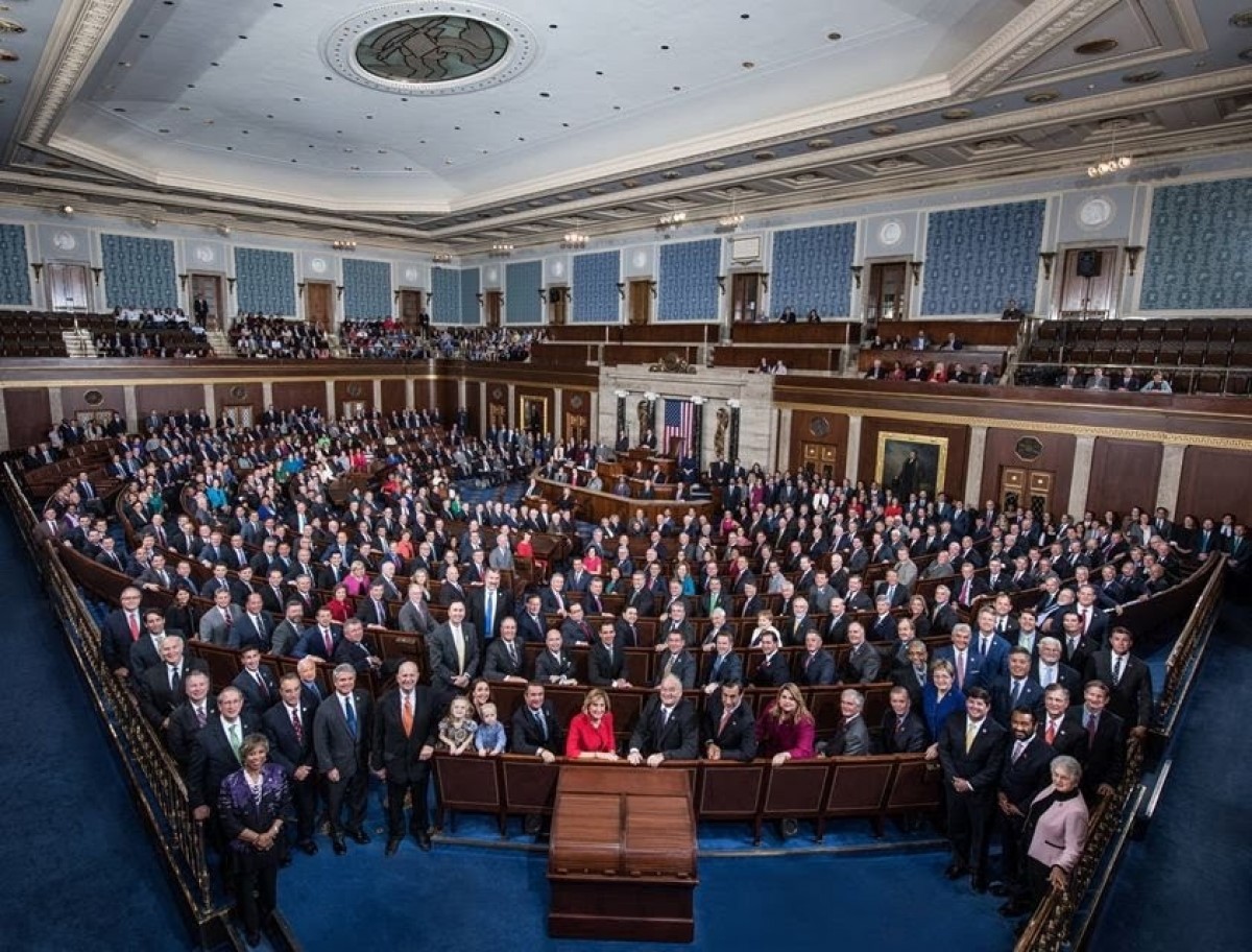 Hạ viện Mỹ. Ảnh: House Press Gallery.