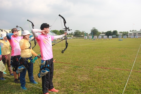 Đầu tư môn bắn cung đòi hỏi chi phí cao là rào cản phát triển môn này ở ĐBSCL. Ảnh minh họa