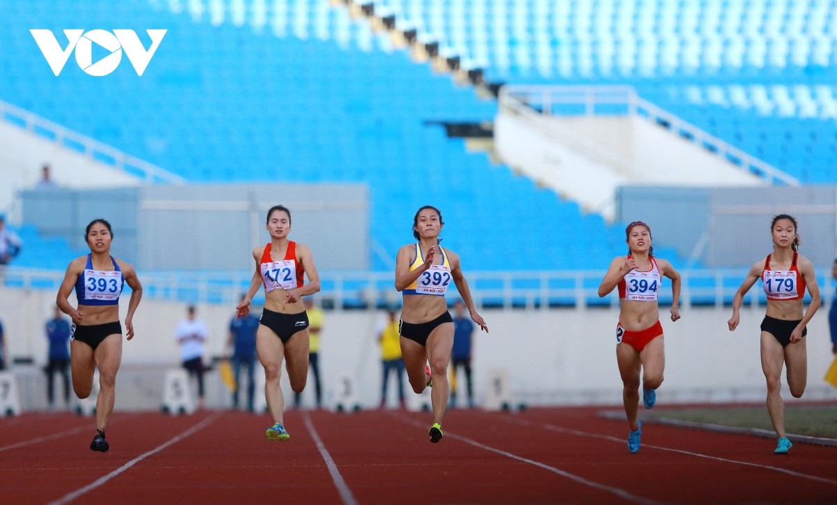 Các VĐV Việt Nam đang nỗ lực tối đa để chuẩn bị cho SEA Games 31. (Ảnh: Vy Vũ). 