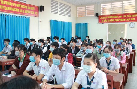 HS Vĩnh Long trong kỳ thi chọn học sinh giỏi quốc gia năm học 2020- 2021.