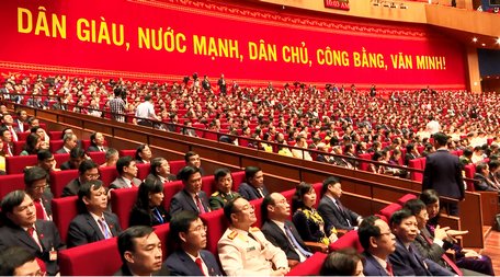 Đại biểu dự phiên họp trù bị sáng 25/1/2021.