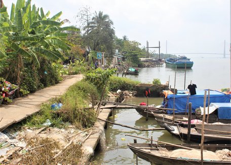 157 hộ thuộc Khóm 3 ven sông Hậu sẽ được bố trí vào khu tái định cư- không còn lo sạt lở.