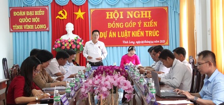 Đoàn đại biểu Quốc hội đơn vị tỉnh Vĩnh Long tham gia đóng góp nhiều dự án luật quan trọng của đất nước.  