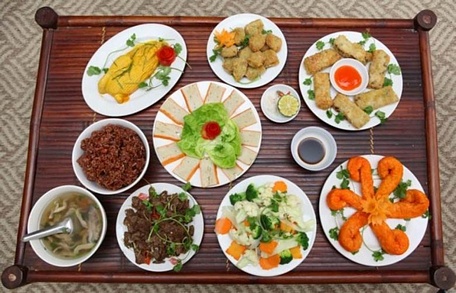 Một số món ăn chay Việt Nam (Nguồn: anchayvietnam)