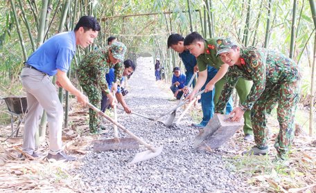 Thông qua các phần việc tham gia xây dựng quê hương góp phần xây dựng thế hệ trẻ sống trách nhiệm.