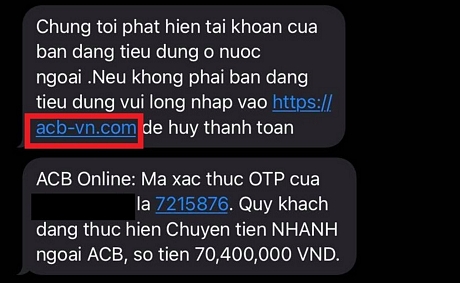 Các thao tác lừa đảo tinh vi của kẻ gian với số tiền chiếm đoạt hơn 70 triệu đồng.