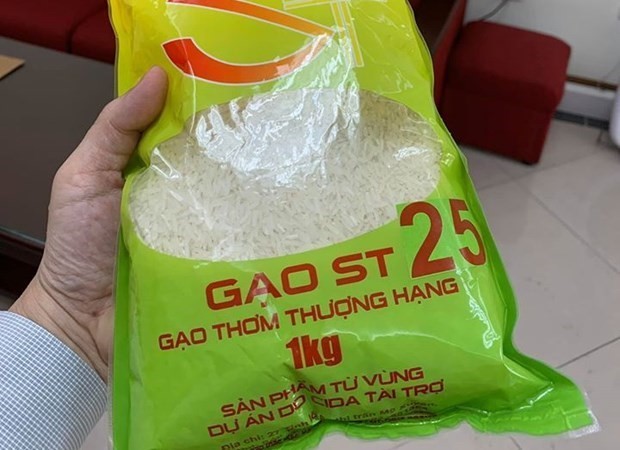 Gạo ST25 khi nấu dẻo, ráo, thơm ngon. (Nguồn: Vietnam+)