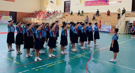 Hội thi nghi thức Đội tạo sân chơi rèn luyện cho đội viên