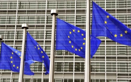 Trụ sở EU tại Brussels. Ảnh: AFP