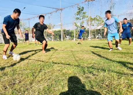 Học viên thường xuyên được tham gia các hoạt động văn hóa văn nghệ, thể dục thể thao rèn luyện sức khỏe.