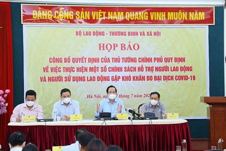  Cuộc họp báo công bố Quyết định số 23/2021/QĐ-TTg (Ảnh: Giáp Tống).