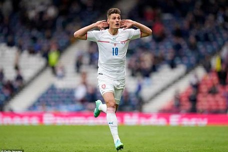 Patrik Schick gây ấn tượng khi ghi đến 5 bàn thắng ở Euro 2020.