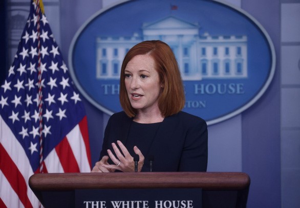 Người phát ngôn Nhà Trắng Jen Psaki - Ảnh: REUTERS