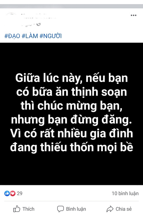 Những dòng tâm trạng trên FB.