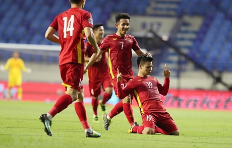 ĐT Việt Nam đang có thứ hạng cao nhất Đông Nam Á trên BXH FIFA.Ảnh: Vietnamplus