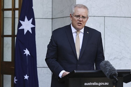 Thủ tướng Úc Scott Morrison - Ảnh: Sydney Morning Herald