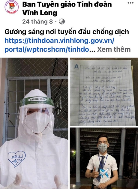 Những gương điển hình, những việc làm tốt sẽ tiếp thêm niềm tin yêu vào cuộc sống cho bạn trẻ.