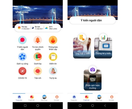 Ứng dụng Smart Vĩnh Long trên nền tảng di động giúp người dân thuận tiện hơn khi phản ánh ý kiến đến cơ quan chức năng, theo dõi được tiến trình xử lý ý kiến của mình.