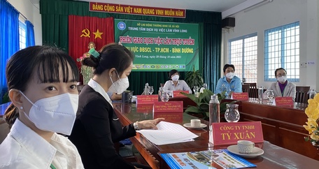 Lần đầu tiên sau giãn cách xã hội, Trung tâm Dịch vụ việc làm các tỉnh thành ĐBSCL tổ chức phiên giao dịch việc làm với TP Hồ Chí Minh, Bình Dương.