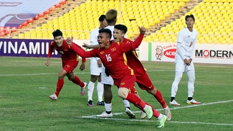 U23 Việt Nam toàn thắng tại vòng loại U23 châu Á 2022 (Ảnh: VFF).