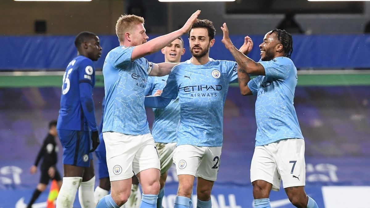 Man City vượt trội Chelsea ở trận đấu diễn ra cách đây 1 năm. (Ảnh: Getty). 