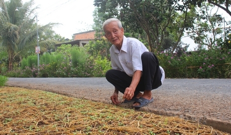 Tận dụng đất trống quanh nhà trồng rau màu là cách để người dân cải thiện bữa ăn và có thêm thu nhập.