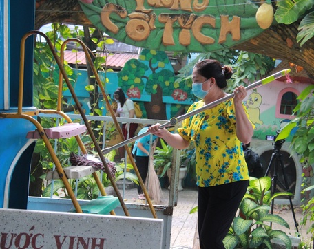 Các trường chuẩn bị các điều kiện cần thiết để đón học sinh học trực tiếp.