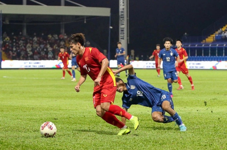  U23 Việt Nam không cùng bảng với Thái Lan ở SEA Games (Ảnh: VFF).