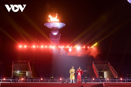  Hình ảnh từ buổi tổng duyệt lễ khai mạc SEA Games 31. (Ảnh: Vũ Toàn). 