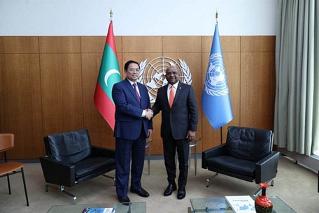  Chủ tịch Đại Hội đồng Liên Hợp Quốc: Abdulla ShahidViệt Nam là câu chuyện thành công của 1 quốc gia đã vượt qua xuất phát điểm gặp nhiều khó khăn để vượt lên có nhiều thành quả đáng tự hào - Ảnh: VGP/Nhật Bắc