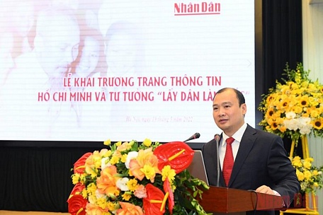  Đồng chí Lê Hải Bình phát biểu. (Ảnh: THÀNH ĐẠT)