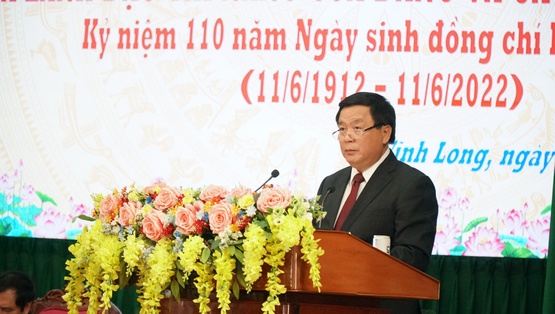 Đồng chí Nguyễn Xuân Thắng- Ủy viên Bộ Chính trị, Giám đốc Học viện Chính trị quốc gia Hồ Chí Minh, Chủ tịch Hội đồng Lý luận Trung ương- phát biểu khai mạc hội thảo
