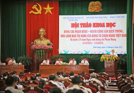 Hội thảo khoa học kỷ niệm 110 năm Ngày sinh Chủ tịch Hội đồng Bộ trưởng Phạm Hùng.