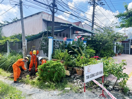 Tình huống giả định, nhanh chóng khôi phục lưới điện phục vụ sản xuất, phục vụ sinh hoạt ổn định đời sống nhân dân.