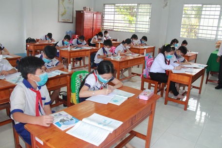 Học sinh tiểu học sẽ tựu trường sớm nhất so với các cấp học khác trong tỉnh.