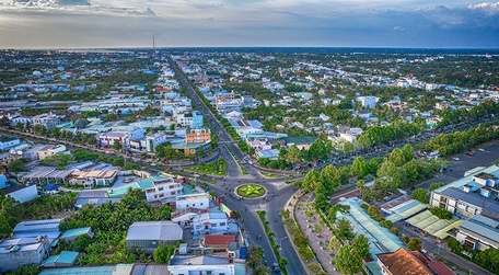 Vĩnh Long trên đường phát triển. Ảnh: Nguyễn Hòa Bình