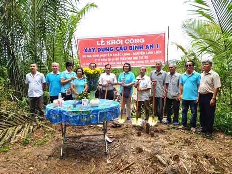 Động thổ khởi công xây dựng cầu Bình An 1.