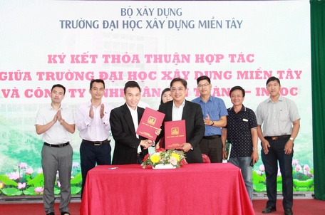 Trường ĐH Xây dựng Miền Tây ký kết thỏa thuận hợp tác với Công ty INTOC.