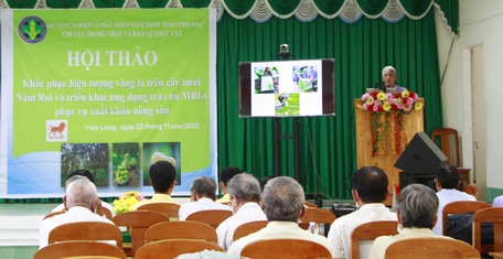 Hội thảo do Chi cục Trồng trọt và Bảo vệ thực vật (Sở Nông nghiệp - PTNT) tổ chức ngày 22/11