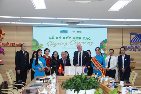 Trường ĐH Cửu Long ký kết hợp tác đào tạo với Công ty CP Giáo dục Health Careers International, Úc.