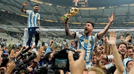 Trận chung kết World Cup 2022 tôn vinh một vị vua mới của thế giới bóng đá (Ảnh: Getty).