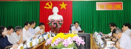Điểm cầu tại Vĩnh Long.
