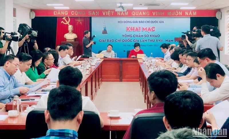 Khai mạc vòng chấm sơ khảo Giải Báo chí quốc gia lần thứ 17 năm 2022.